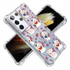 เคส Samsung Anti-Shock [ LUCKY CAT ] สำหรับ Galaxy S22 / S21 / Note20 / 10 / 9 / S20 / FE / S10 / S10e / Plus / Ultra / Lite